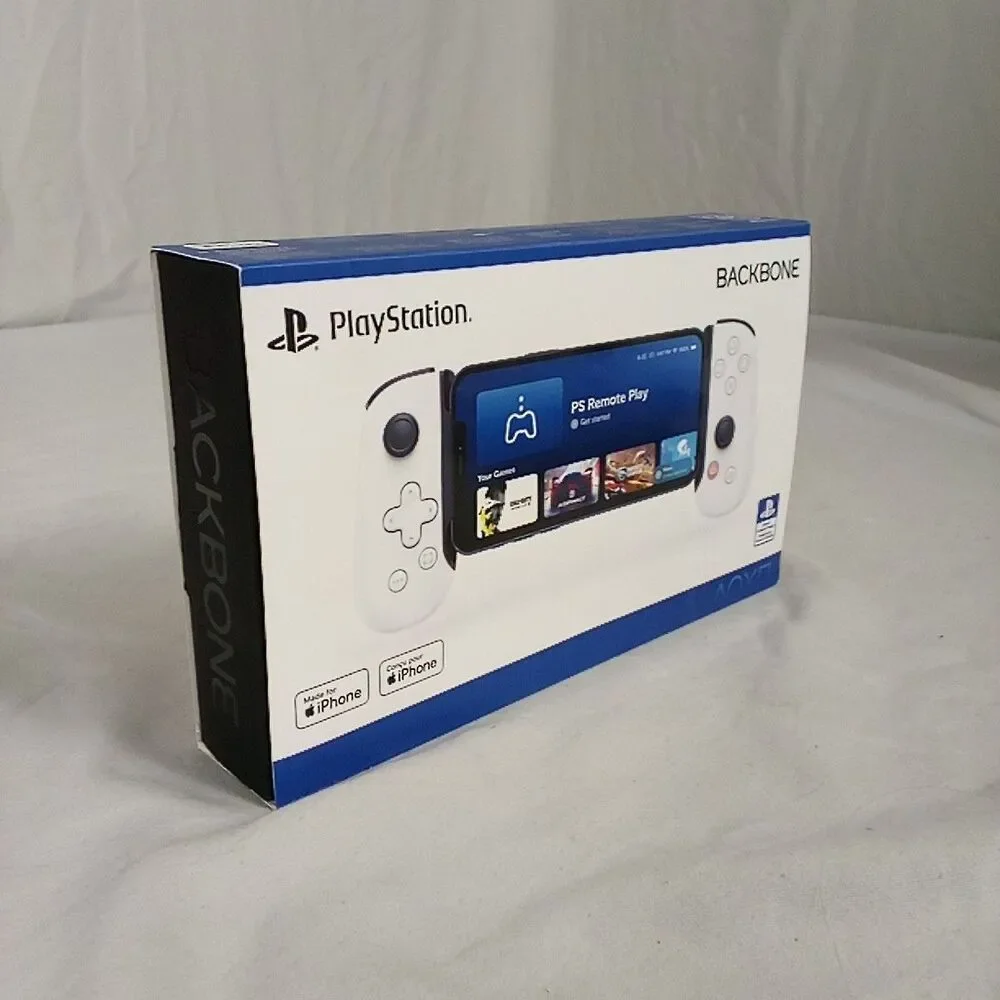 Playstation Backbone one iPhone lightning Edition Mobile Gaming Controller White